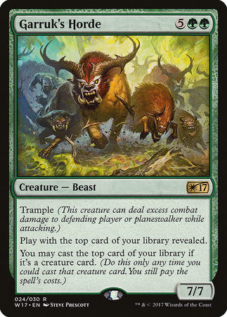 Garruk's Horde [Welcome Deck 2017] | Good Games Cannington