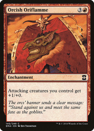 Orcish Oriflamme [Eternal Masters] | Good Games Cannington
