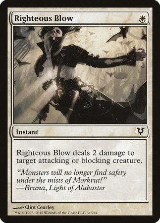 Righteous Blow [Avacyn Restored] | Good Games Cannington