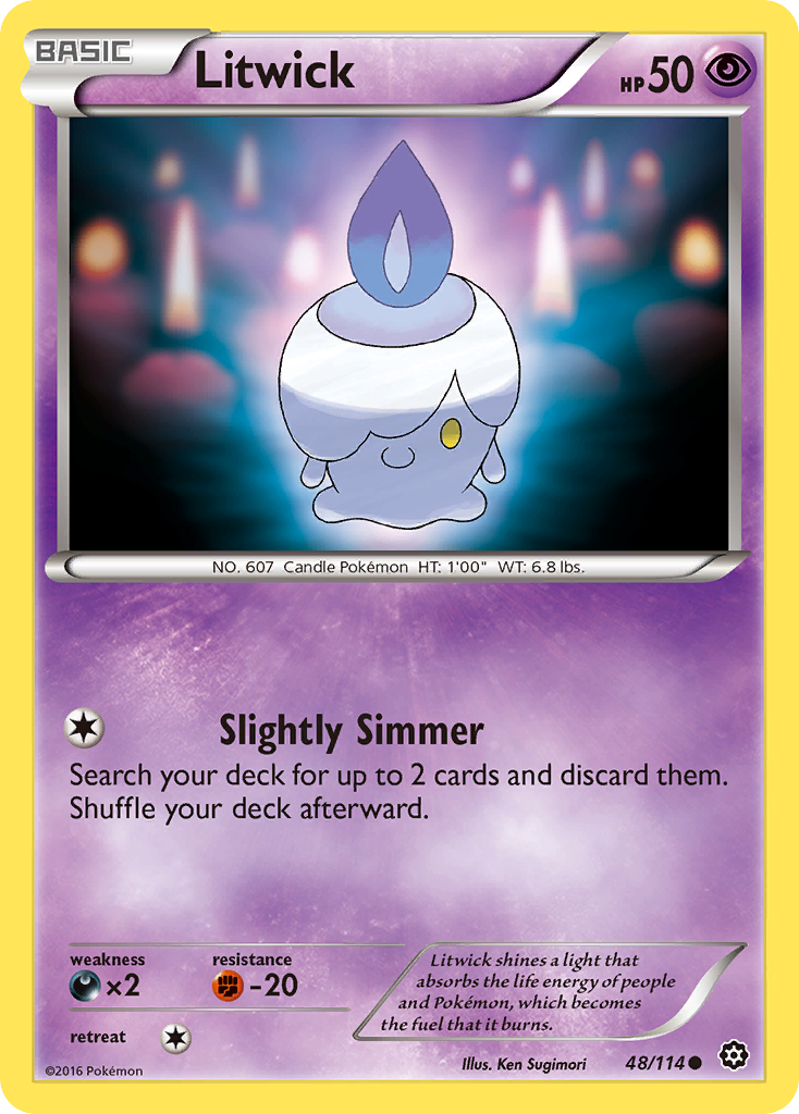 Litwick (48/114) [XY: Steam Siege] | Good Games Cannington