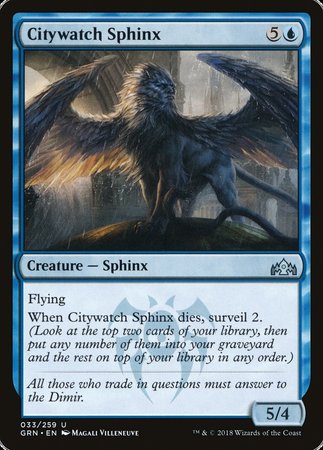 Citywatch Sphinx [Guilds of Ravnica] | Good Games Cannington