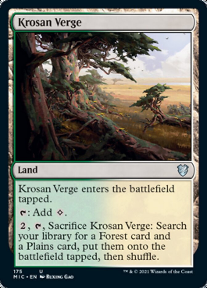 Krosan Verge [Innistrad: Midnight Hunt Commander] | Good Games Cannington