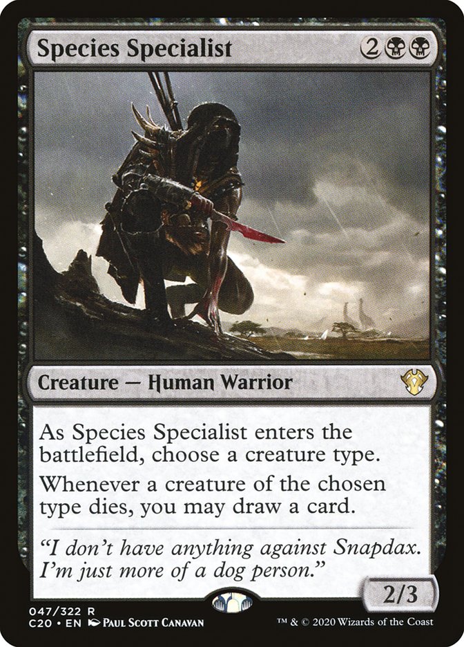 Species Specialist [Commander 2020] | Good Games Cannington