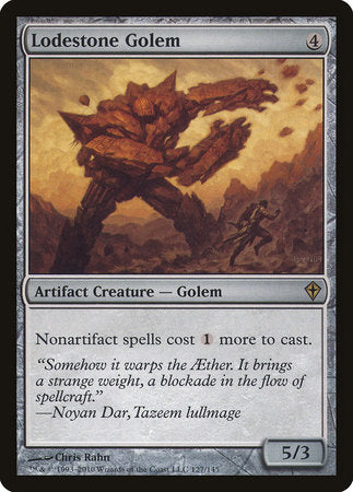 Lodestone Golem [Worldwake] | Good Games Cannington