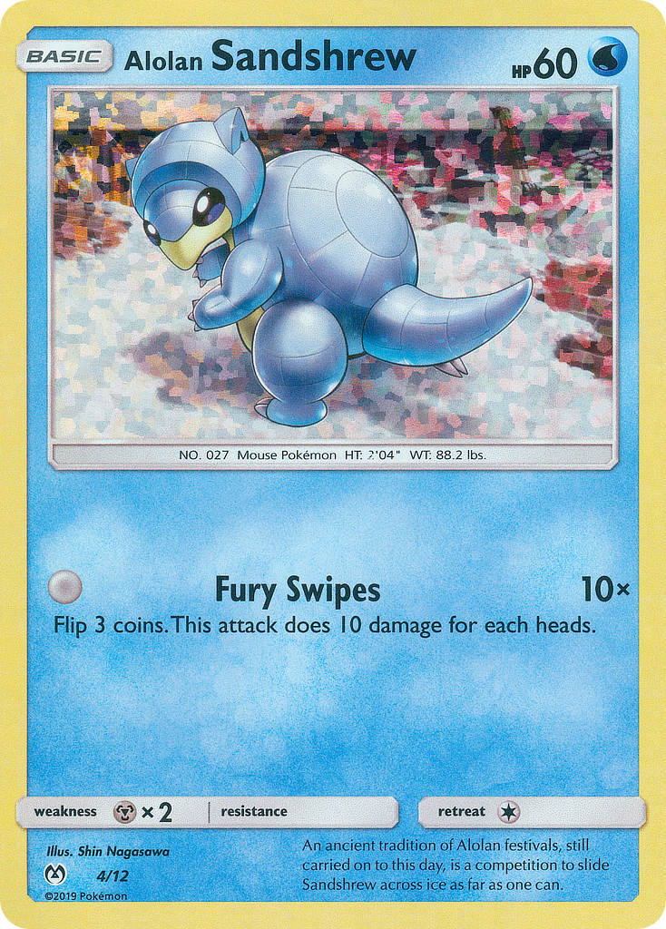 Alolan Sandshrew (4/12) [McDonald's Promos: 2019 Collection] | Good Games Cannington
