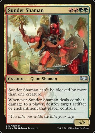 Sunder Shaman [Ravnica Allegiance] | Good Games Cannington