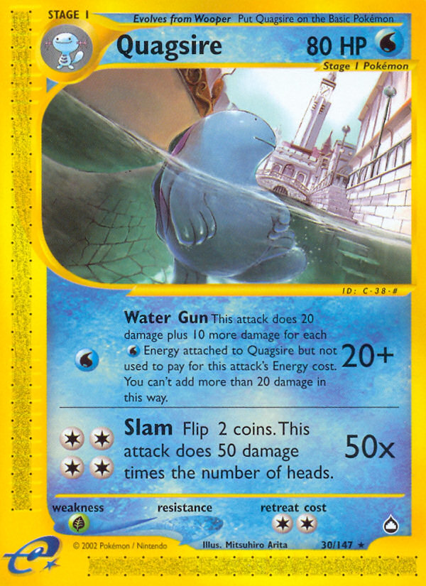 Quagsire (30/147) [Aquapolis] | Good Games Cannington
