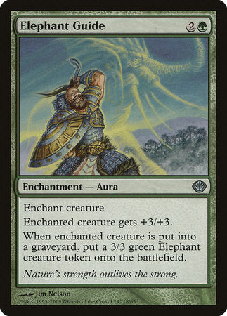 Elephant Guide [Duel Decks: Garruk vs. Liliana] | Good Games Cannington