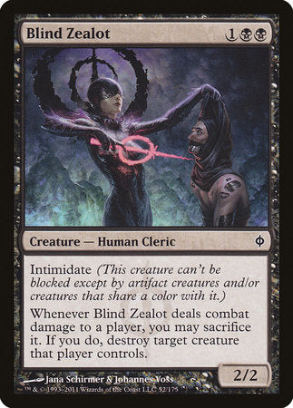 Blind Zealot [New Phyrexia] | Good Games Cannington