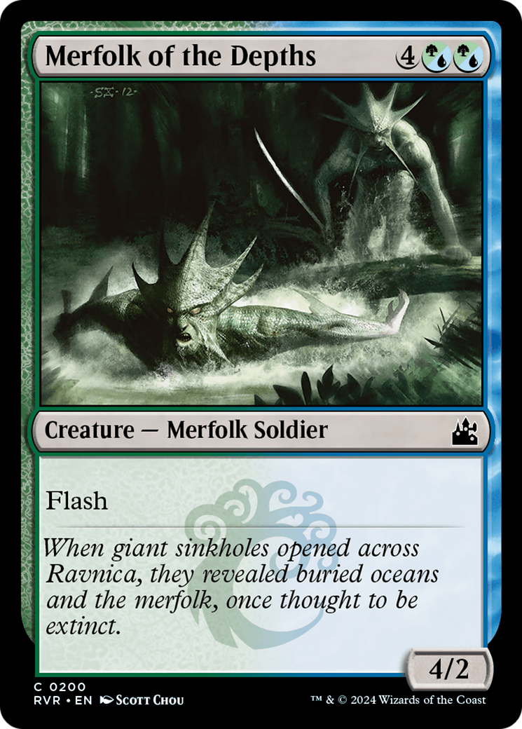 Merfolk of the Depths [Ravnica Remastered] | Good Games Cannington