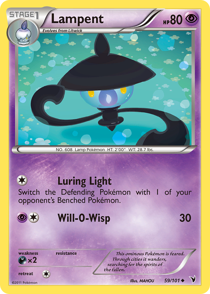 Lampent (59/101) [Black & White: Noble Victories] | Good Games Cannington