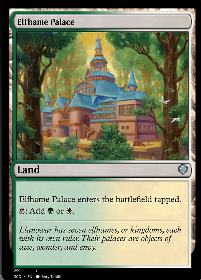 Elfhame Palace [Starter Commander Decks] | Good Games Cannington