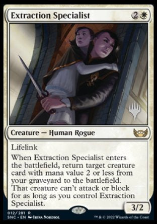 Extraction Specialist (Promo Pack) [Streets of New Capenna Promos] | Good Games Cannington