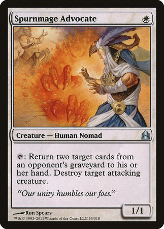 Spurnmage Advocate [Commander 2011] | Good Games Cannington