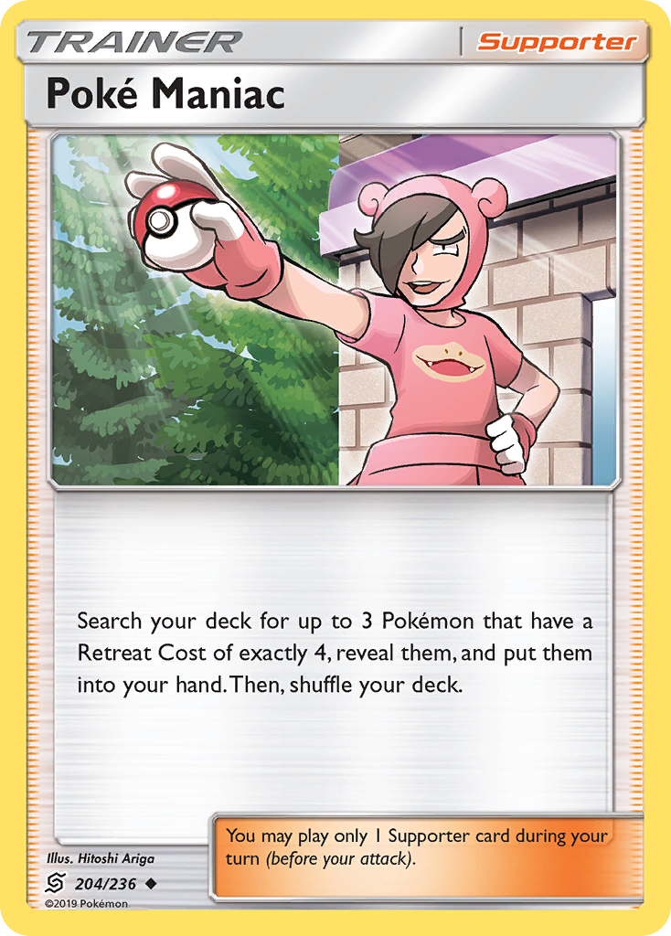Poke Maniac (204/236) [Sun & Moon: Unified Minds] | Good Games Cannington