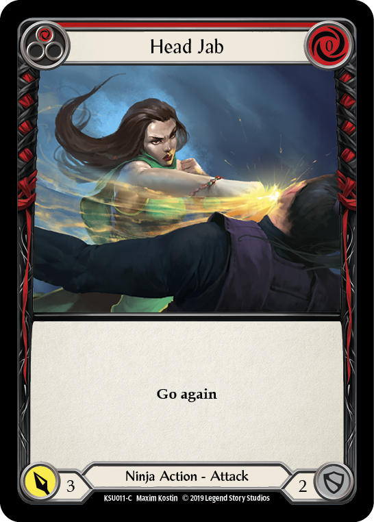 Head Jab (Red) [KSU011-C] 1st Edition Normal | Good Games Cannington