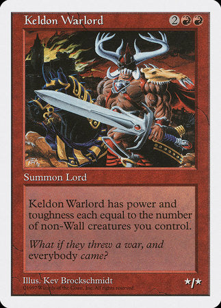 Keldon Warlord [Fifth Edition] | Good Games Cannington