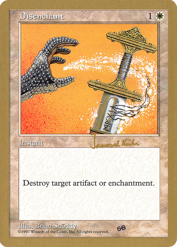 Disenchant (Janosch Kuhn) (SB) [World Championship Decks 1997] | Good Games Cannington