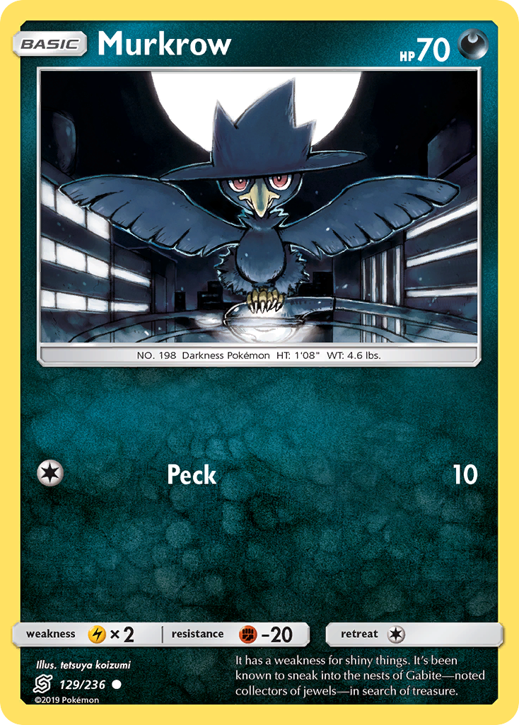 Murkrow (129/236) [Sun & Moon: Unified Minds] | Good Games Cannington