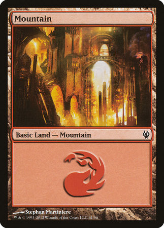 Mountain (41) [Duel Decks: Izzet vs. Golgari] | Good Games Cannington