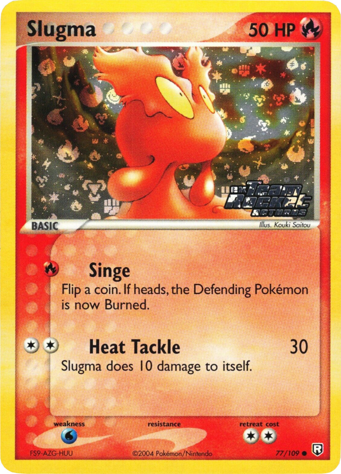 Slugma (77/109) (Stamped) [EX: Team Rocket Returns] | Good Games Cannington