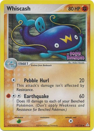 Whiscash (55/110) (Stamped) [EX: Holon Phantoms] | Good Games Cannington
