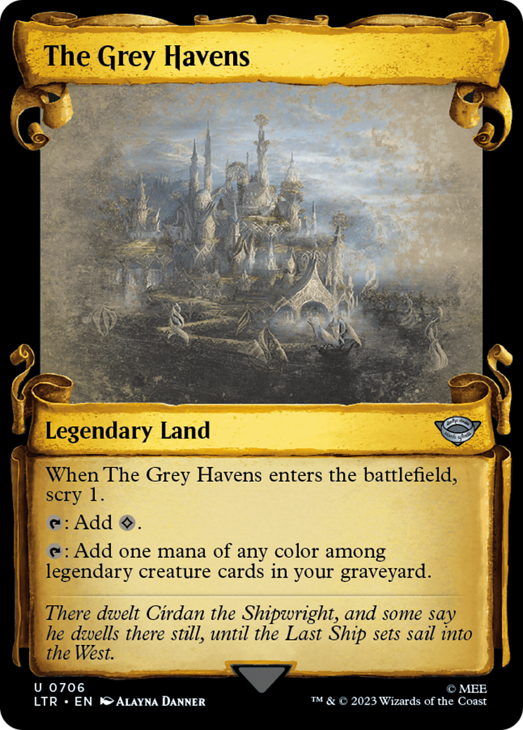 The Grey Havens [The Lord of the Rings: Tales of Middle-Earth Showcase Scrolls] | Good Games Cannington