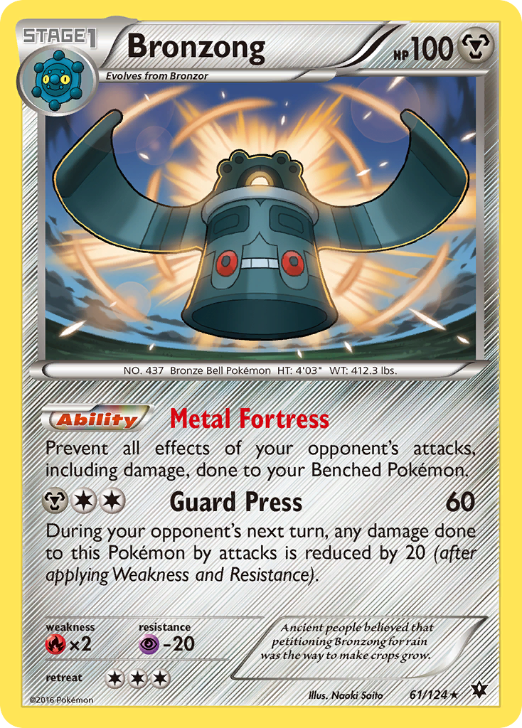 Bronzong (61/124) [XY: Fates Collide] | Good Games Cannington