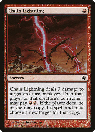Chain Lightning [Premium Deck Series: Fire and Lightning] | Good Games Cannington