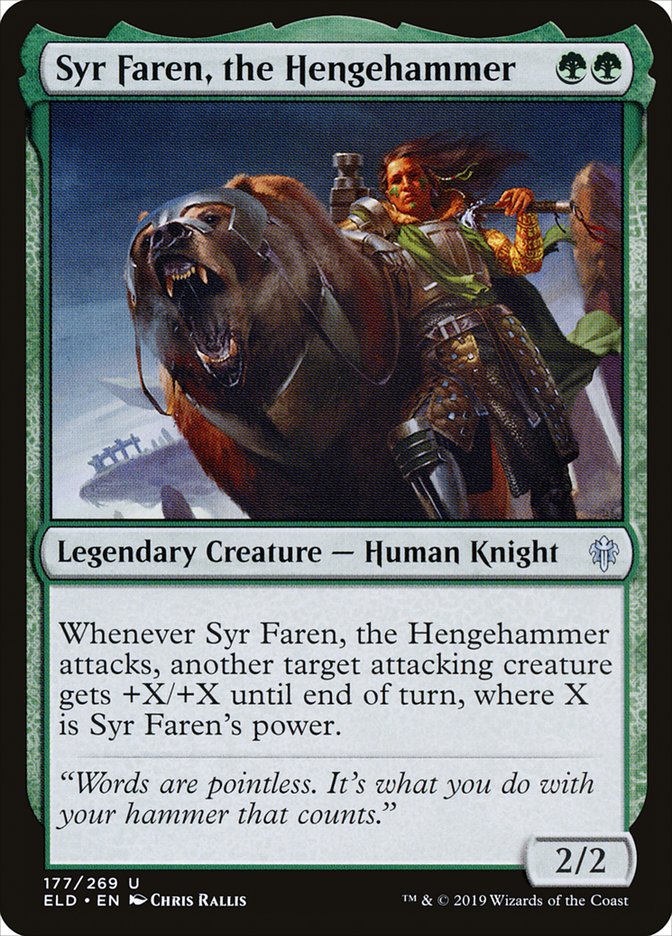 Syr Faren, the Hengehammer [Throne of Eldraine] | Good Games Cannington