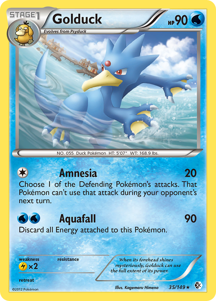 Golduck (35/149) [Black & White: Boundaries Crossed] | Good Games Cannington