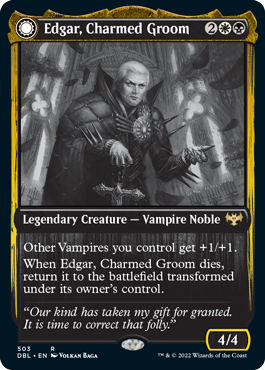 Edgar, Charmed Groom // Edgar Markov's Coffin [Innistrad: Double Feature] | Good Games Cannington
