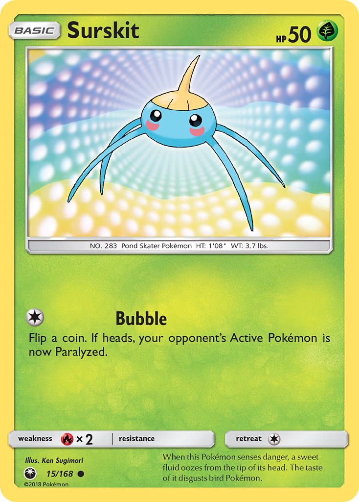 Surskit (15/168) [Sun & Moon: Celestial Storm] | Good Games Cannington