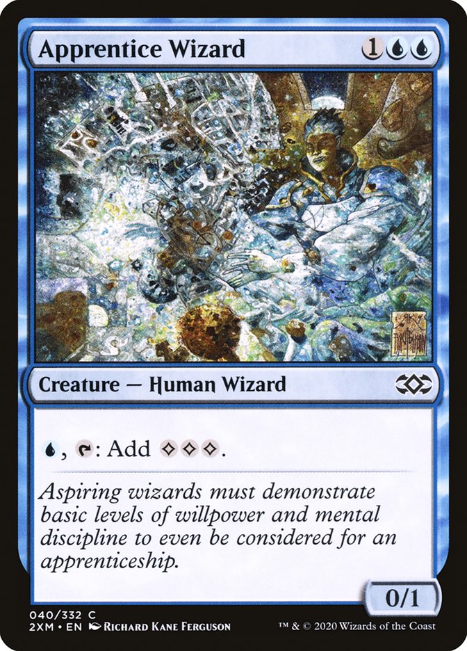 Apprentice Wizard [Double Masters] | Good Games Cannington