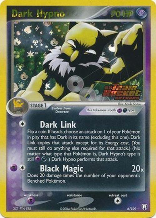 Dark Hypno (6/109) (Stamped) [EX: Team Rocket Returns] | Good Games Cannington