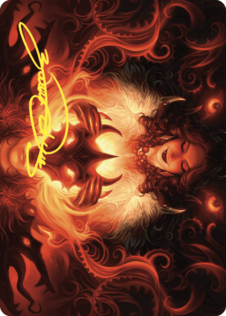 Witch's Mark Art Card (Gold-Stamped Signature) [Wilds of Eldraine Art Series] | Good Games Cannington