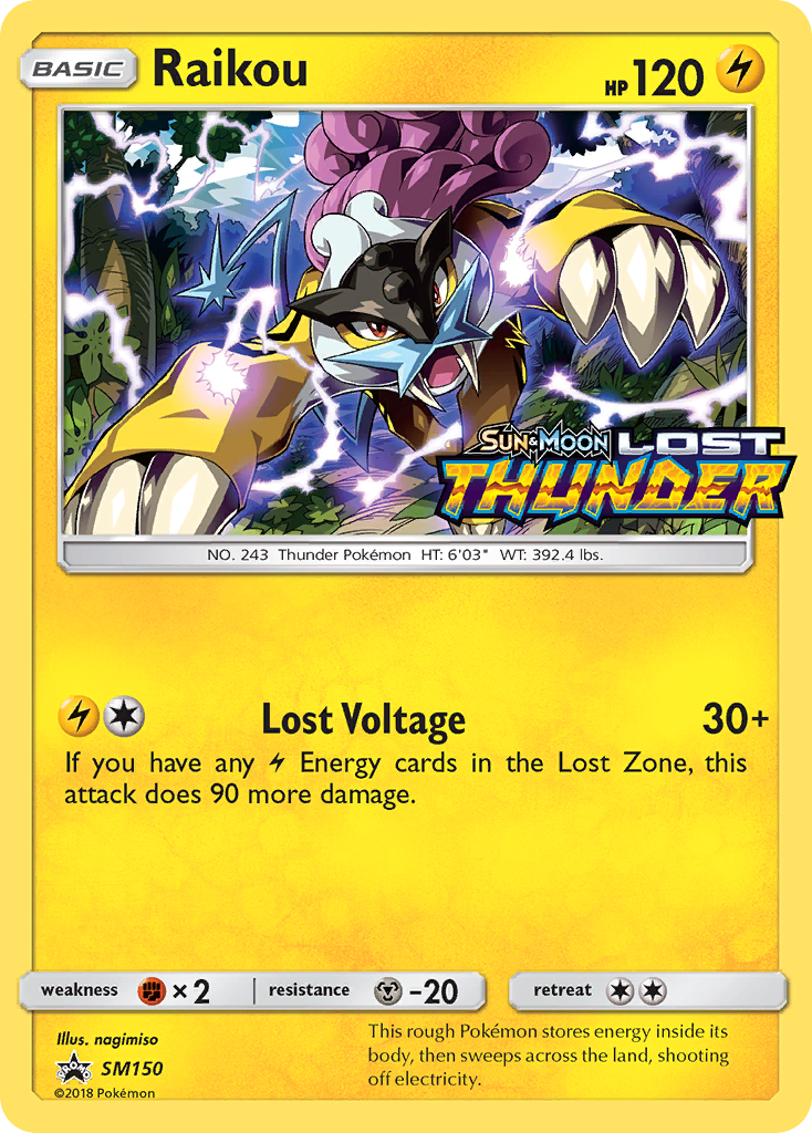 Raikou (SM150) [Sun & Moon: Black Star Promos] | Good Games Cannington