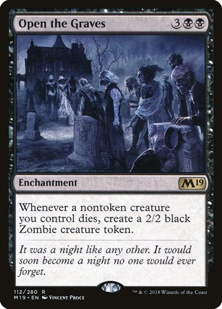 Open the Graves [Core Set 2019] | Good Games Cannington
