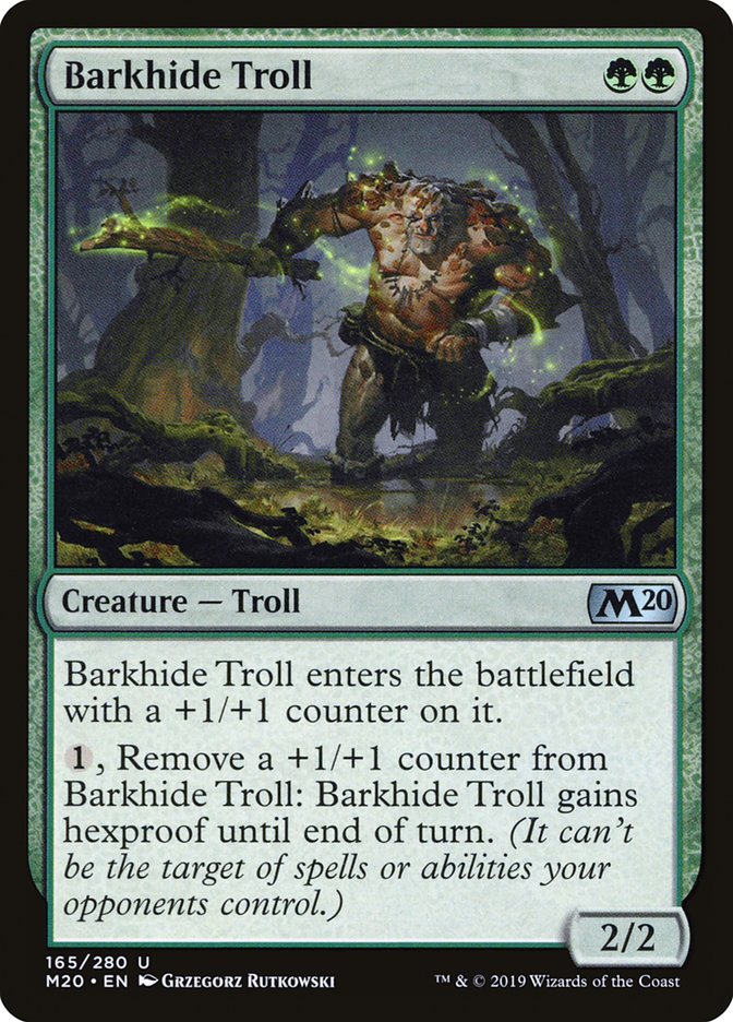 Barkhide Troll [Core Set 2020] | Good Games Cannington