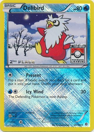 Delibird (38/149) (League Promo 2nd Place) [Black & White: Boundaries Crossed] | Good Games Cannington