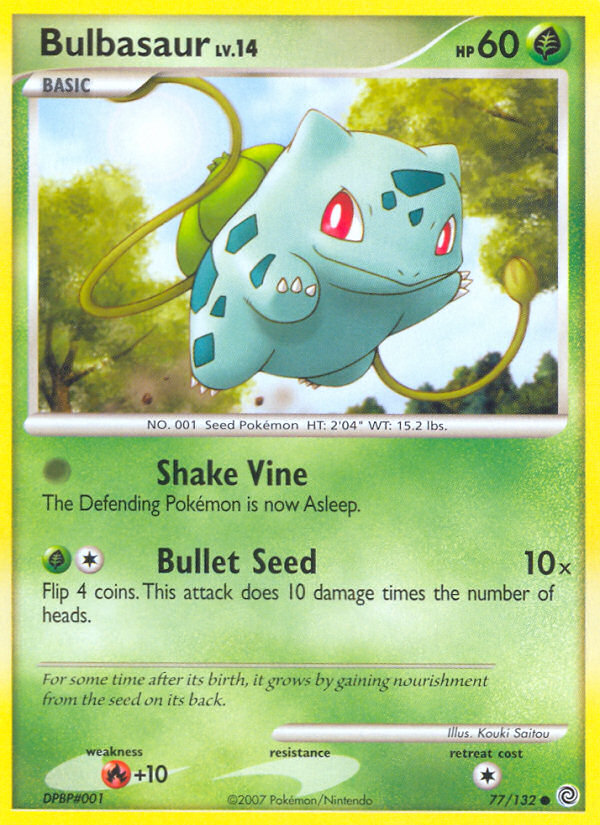 Bulbasaur (77/132) [Diamond & Pearl: Secret Wonders] | Good Games Cannington