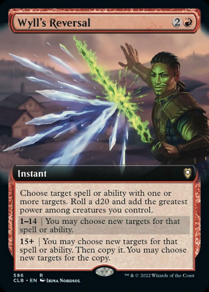 Wyll's Reversal (Extended Art) [Commander Legends: Battle for Baldur's Gate] | Good Games Cannington