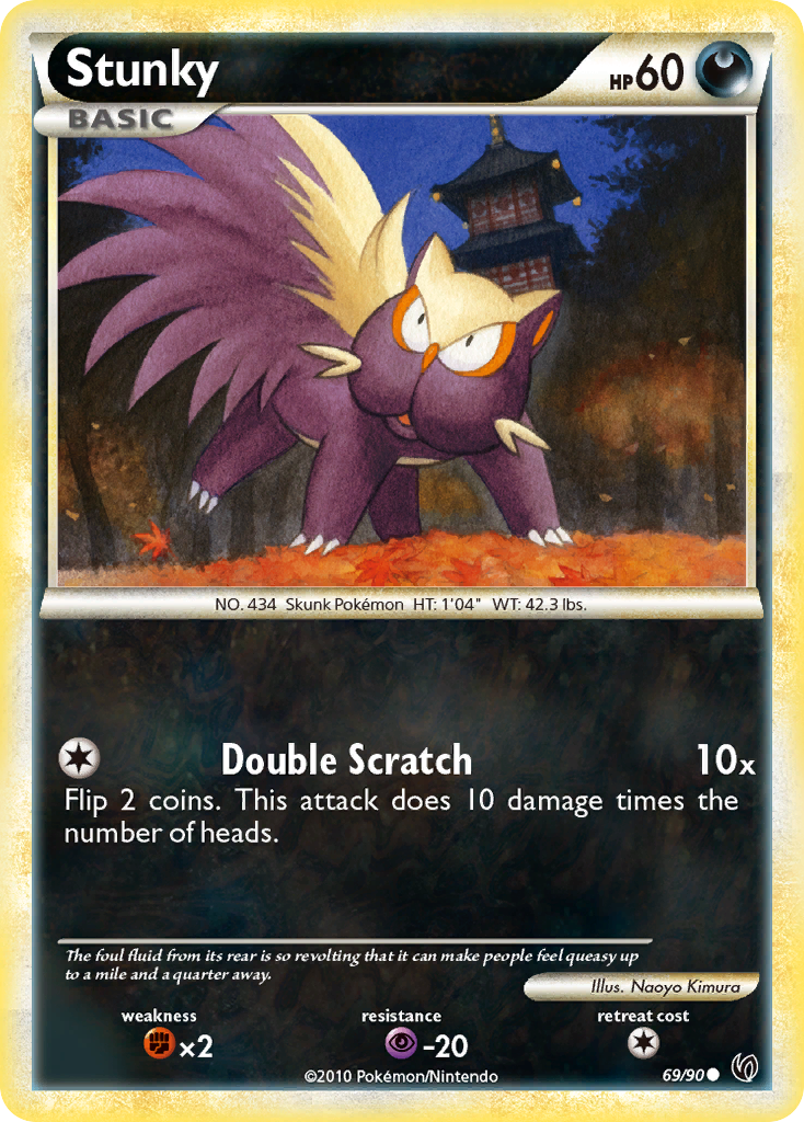 Stunky (69/90) [HeartGold & SoulSilver: Undaunted] | Good Games Cannington