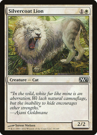 Silvercoat Lion [Magic 2013] | Good Games Cannington