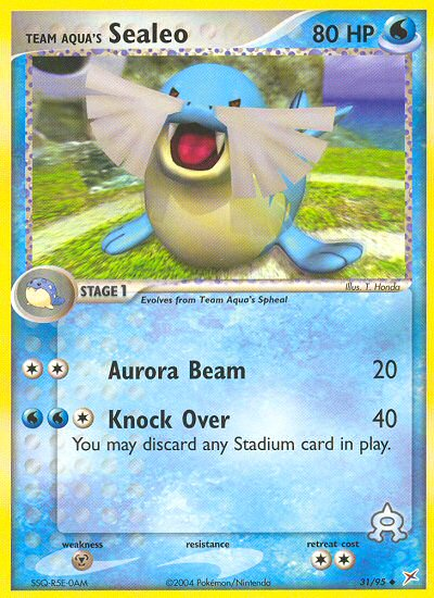 Team Aqua's Sealeo (31/95) [EX: Team Magma vs Team Aqua] | Good Games Cannington