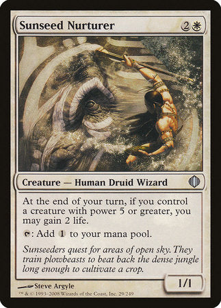 Sunseed Nurturer [Shards of Alara] | Good Games Cannington