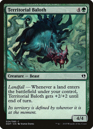 Territorial Baloth [Duel Decks: Zendikar vs. Eldrazi] | Good Games Cannington