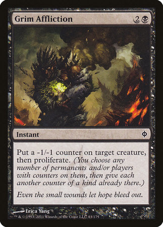 Grim Affliction [New Phyrexia] | Good Games Cannington