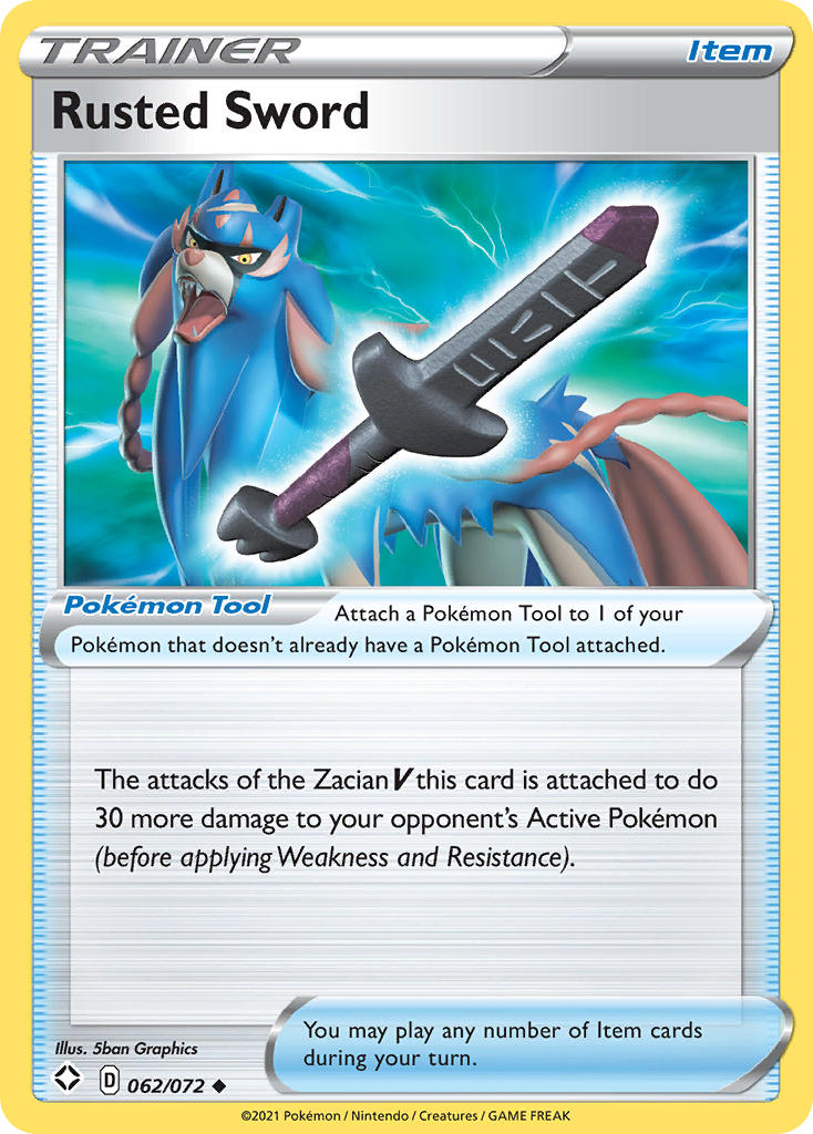 Rusted Sword (062/072) [Sword & Shield: Shining Fates] | Good Games Cannington