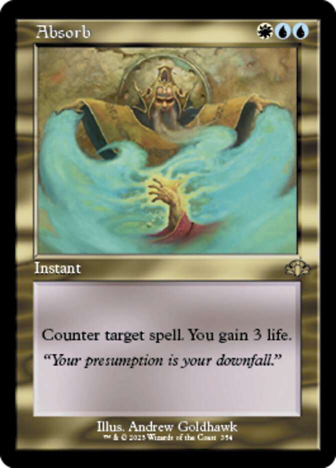 Absorb (Retro) [Dominaria Remastered] | Good Games Cannington